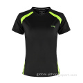 Fitness T Shirt Polyester Black Moisture Wicking Dry Fit T Shirt For Men Manufactory